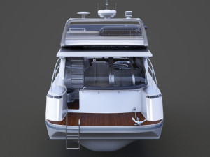 Photorealistic Yacht 01 Modèle 3D