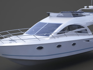 Photorealistic Yacht 01 Modèle 3D