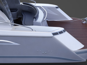 Photorealistic Yacht 01 Modèle 3D