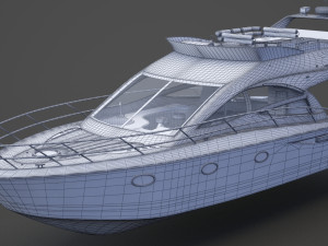 Photorealistic Yacht 01 Modèle 3D