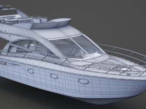 Photorealistic Yacht 01 Modèle 3D