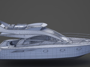 Photorealistic Yacht 01 Modèle 3D