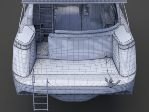 Photorealistic Yacht 01 Modèle 3D
