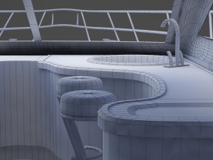 Photorealistic Yacht 01 Modèle 3D