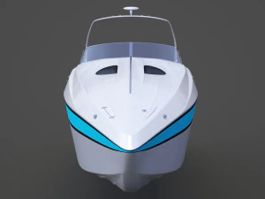 Motor Boat 02 3D Model