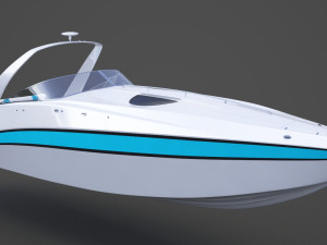 Motor Boat 02 Modelo 3D