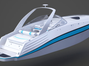 Motor Boat 02 Modelo 3D