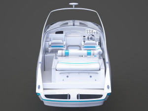 Motor Boat 02 Modelo 3D