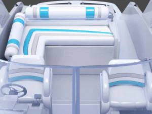 Motor Boat 02 3D Model