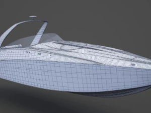 Motor Boat 02 3D Model