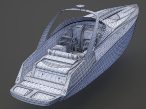 Motor Boat 02 Modelo 3D