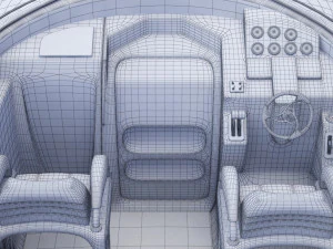 Motor Boat 02 3D Model