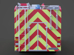 Fire Truck 01 3D Model