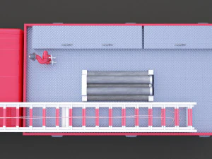 Fire Truck 01 3D Model