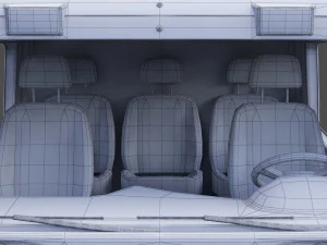 Fire Truck 01 3D Model