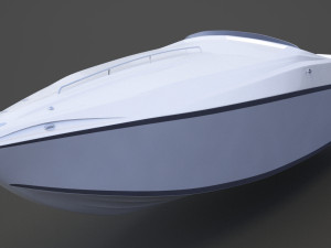 Motor Boat 02 3D 模型