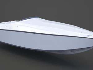 Motor Boat 02 3D 模型