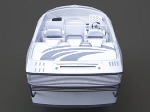 Motor Boat 02 3D 模型