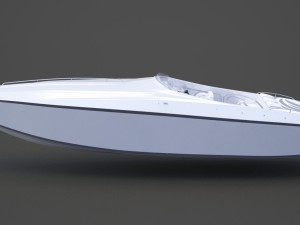 Motor Boat 02 3D 模型