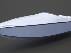 Motor Boat 02 3D 模型