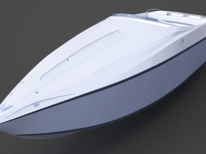 Motor Boat 02 3D 模型