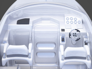 Motor Boat 02 3D 模型