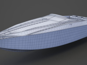 Motor Boat 02 3D 模型