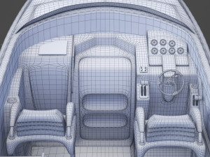 Motor Boat 02 3D 模型