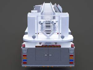 Fire Truck 02 Model 3D