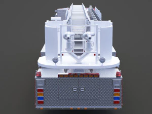 Fire Truck 02 3D Model