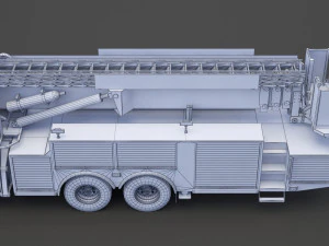Fire Truck 02 3D Model