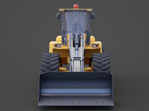 Industrial Vehicle - bulldozer 01 Modelo 3D