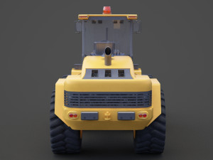Industrial Vehicle - bulldozer 01 Modelo 3D