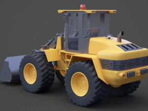 Industrial Vehicle - bulldozer 01 Modelo 3D