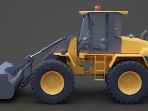 Industrial Vehicle - bulldozer 01 Modelo 3D