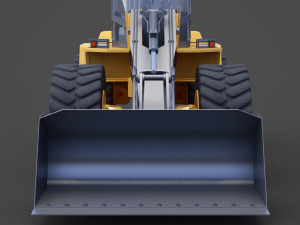 Industrial Vehicle - bulldozer 01 Modelo 3D