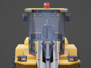 Industrial Vehicle - bulldozer 01 3D Model