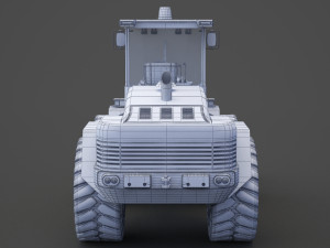 Industrial Vehicle - bulldozer 01 Modelo 3D