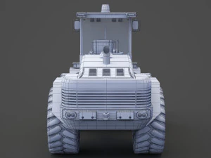 Industrial Vehicle - bulldozer 01 3D Model
