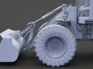 Industrial Vehicle - bulldozer 01 3D Model