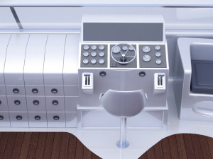 Photorealistic Yacht 02 3D Model