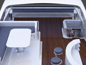 Photorealistic Yacht 02 3D Model