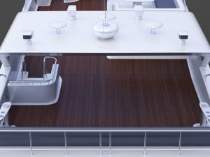 Photorealistic Yacht 02 3D Model
