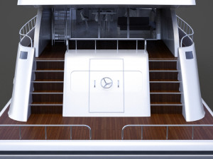 Photorealistic Yacht 02 3D Model