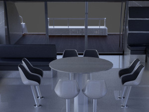 Photorealistic Yacht 02 3D Model