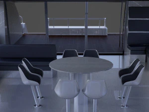 Photorealistic Yacht 02 3D Model