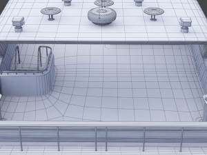 Photorealistic Yacht 02 3D Model