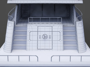 Photorealistic Yacht 02 3D Model