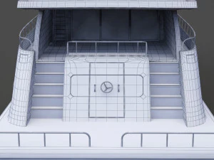 Photorealistic Yacht 02 3D Model
