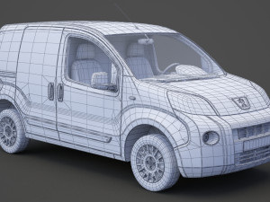 Peugeot Bipper Modelo 3D